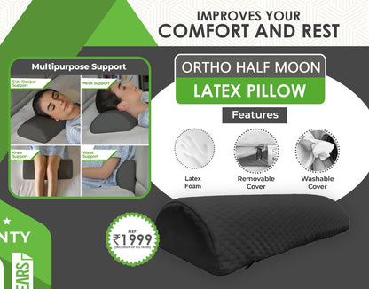 Ortho Half Moon Latex Pillow