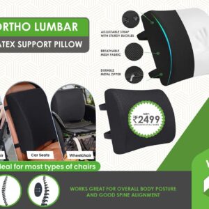 Ortho Lumbar Latex Support Pillow